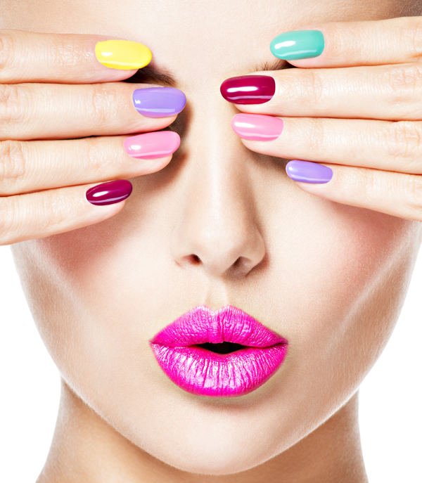 Woman Color Nails
